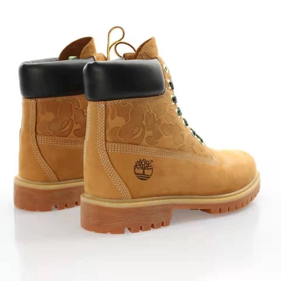 Timberland 6-Inch Premium BAPE Camo Waterproof Boots Brown — product photo 1