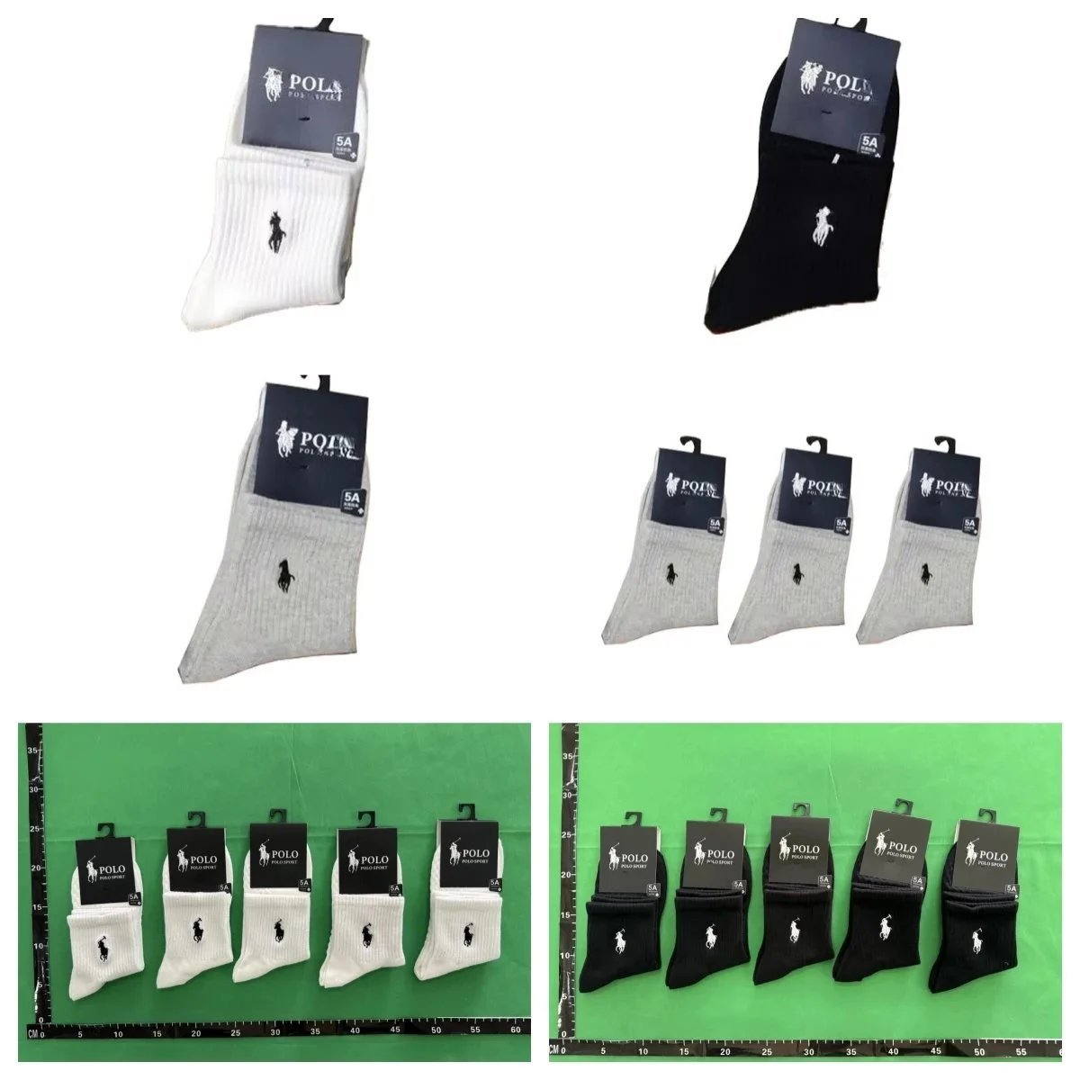 Polo Ralph Lauren Pony Embroidery Cotton Socks Multicolor — product photo 1