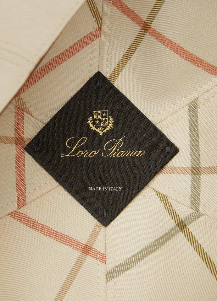 Burberry Vintage Check Baseball Cap Classic Cotton Headwear Beige — product photo 2