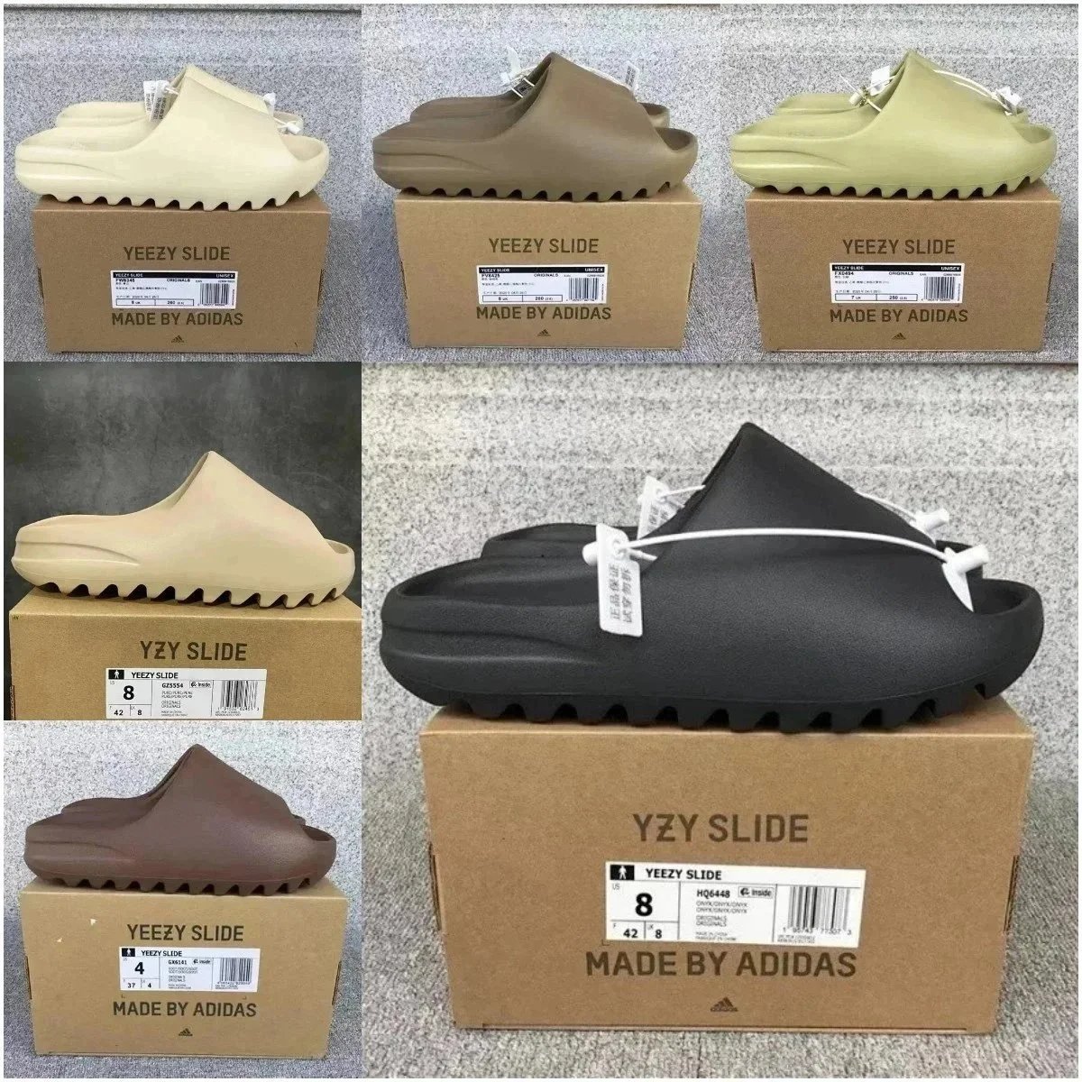 Adidas Yeezy Slide Chunky Lightweight Slides Multicolor — product photo 1