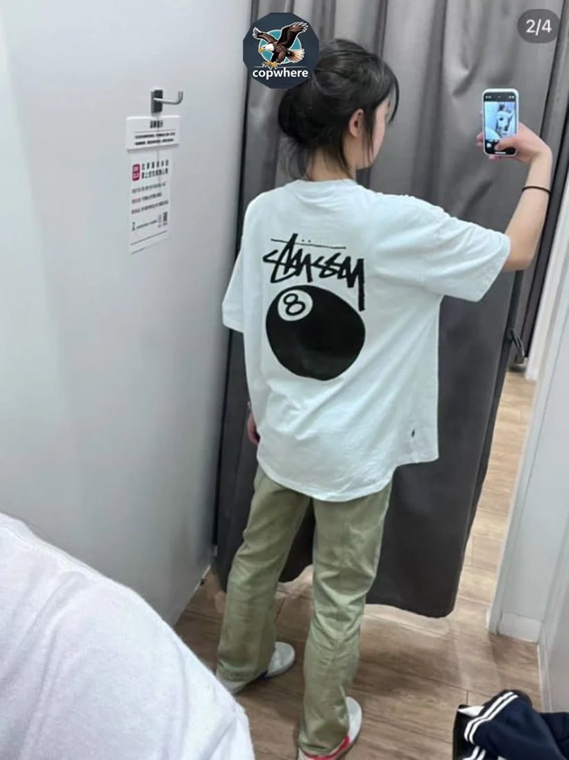 Stussy 8 Ball Graphic Tee T-Shirt White — product photo 2