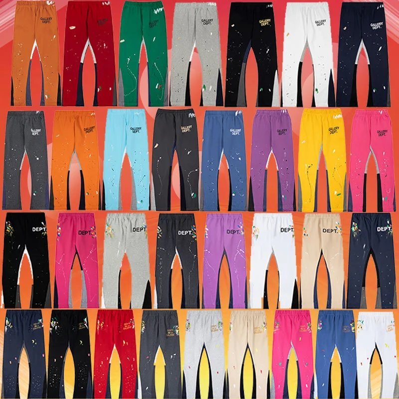 Gallery Dept. Paint Splatter Flare Sweatpants Multicolor Casual Joggers
