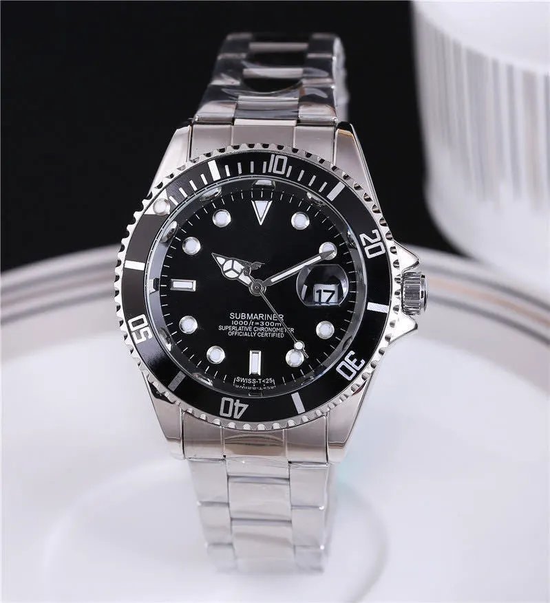 Rolex Submariner Classic Luxury Watch Black