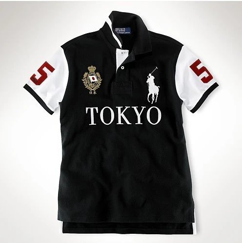 Ralph Lauren Chicago City Polo Shirt Graphic Cotton Black — product photo 2