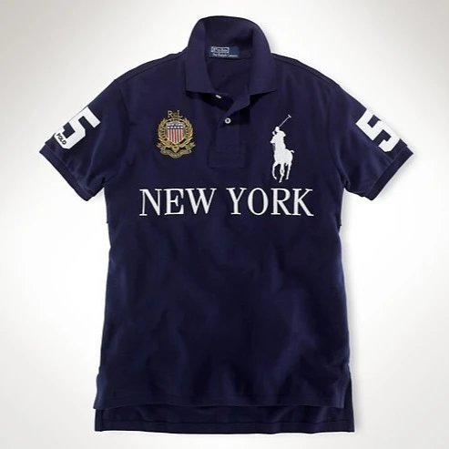 Ralph Lauren Chicago City Polo Shirt Graphic Cotton Black — product photo 3