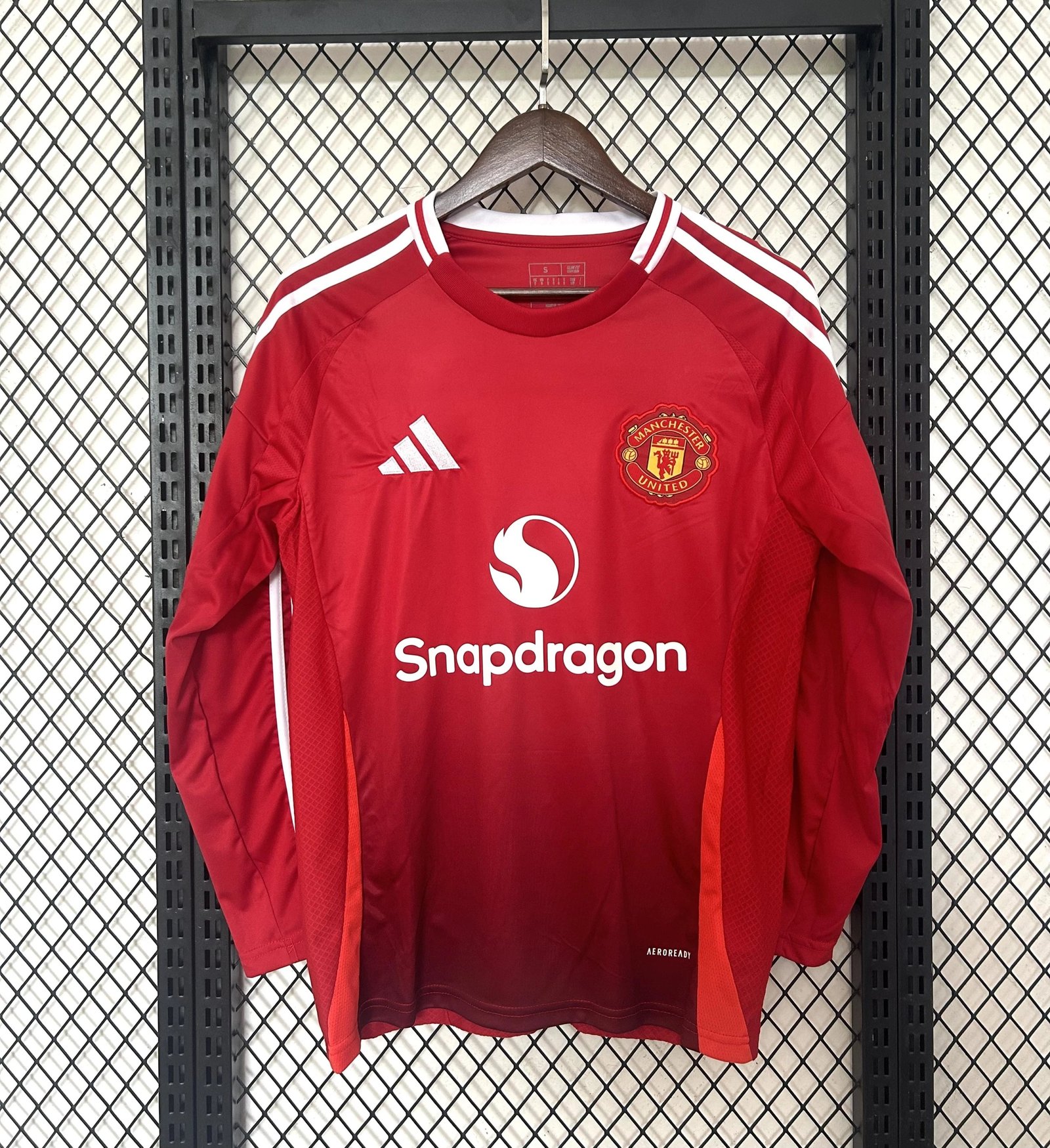 Adidas Real Madrid 2023-24 Home Long Sleeve Football Jersey White — product photo 2