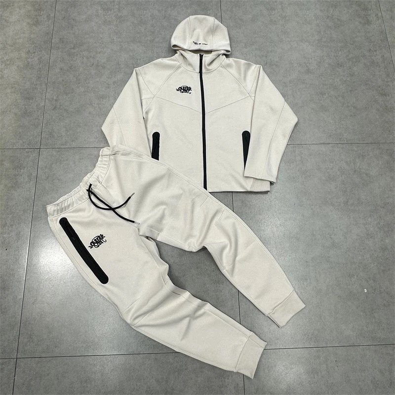 Design Tech Fleece Style Streetwear Tracksuit Set Multicolor — product photo 3