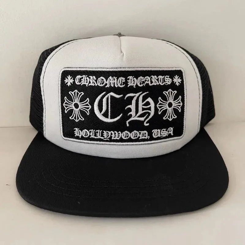Chrome Hearts Hollywood Trucker Hat Mesh Baseball Cap Multicolor — product photo 2