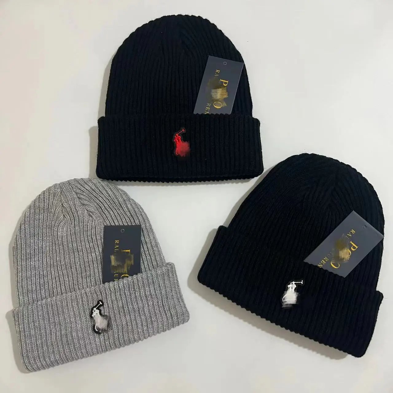 Listing photo for ribbed beanie, find 5422