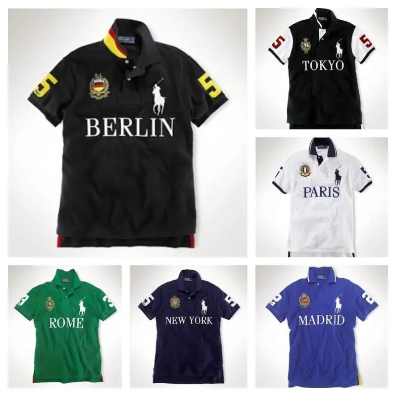 Ralph Lauren RL City Polo Shirt Graphic Cotton Polo Shirt Multicolor