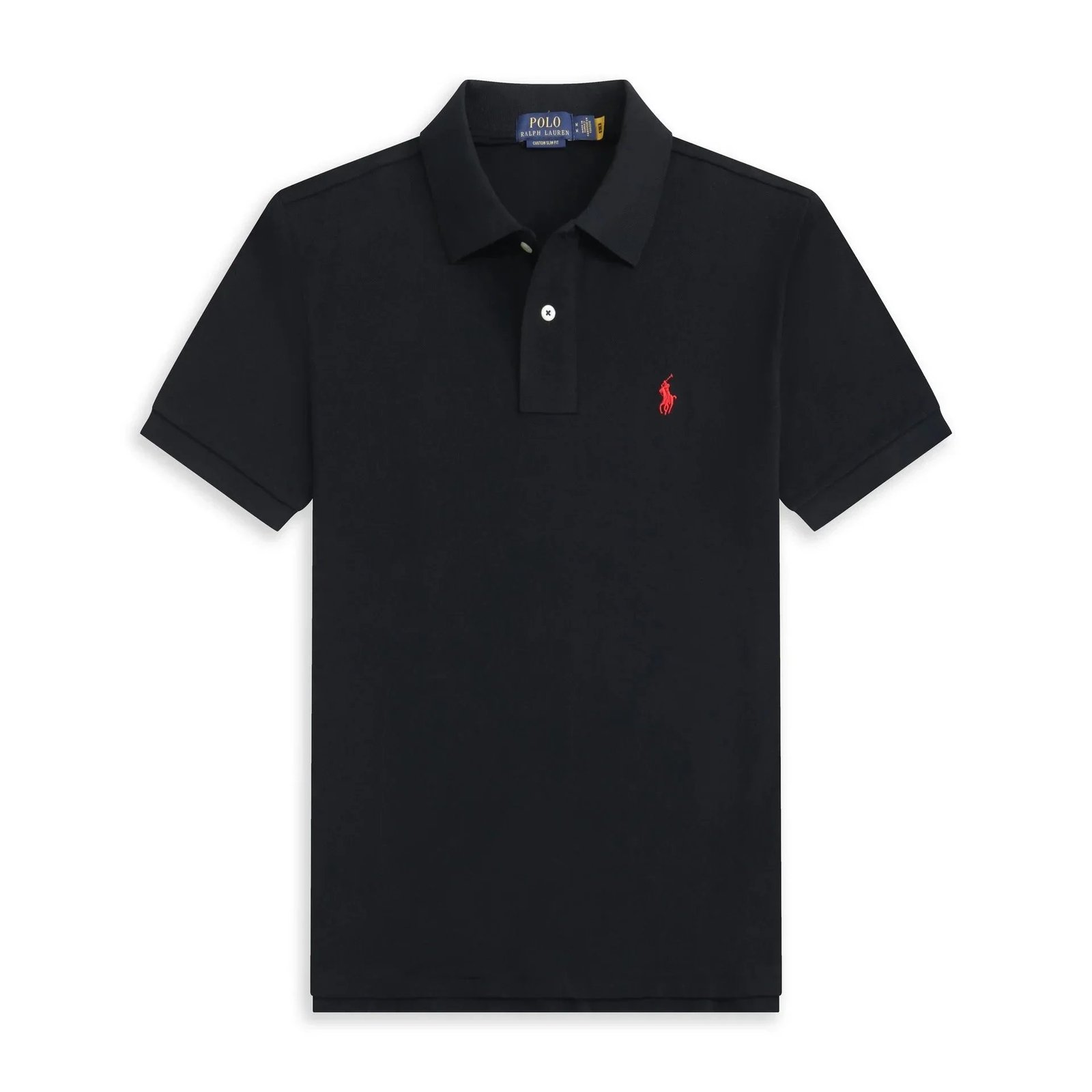Polo Ralph Lauren PRL Custom Slim Fit Classic Cotton Polo Shirt Gray — product photo 3
