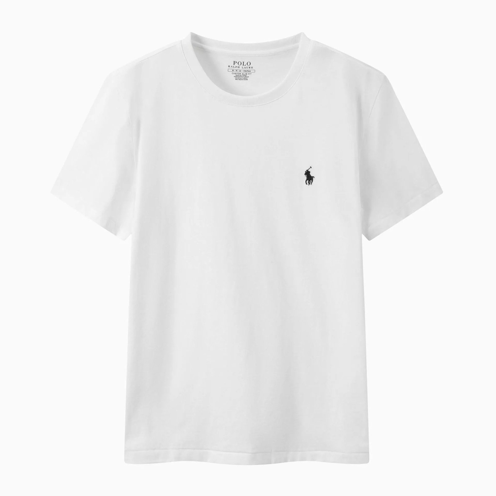 Ralph Lauren Custom Slim Fit Cotton T-Shirt White — product photo 1