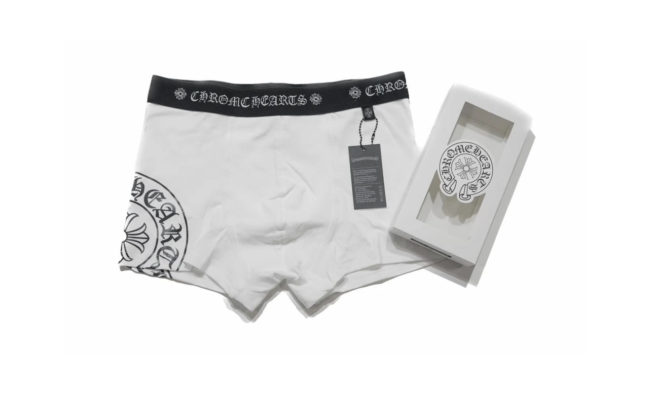 Chrome Hearts Boxer Briefs Cotton Underwear Set Black and White — product photo 3